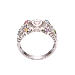 Heart Ring - Gemstone