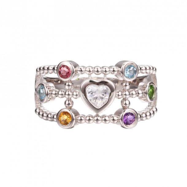Heart Ring - Gemstone