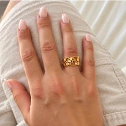 Heart Ring - Goldplated