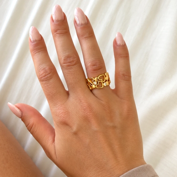 Heart Ring - Goldplated