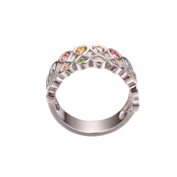 Infinity Ring - Gemstone