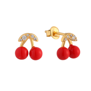 Kirsebr reringe Guldbelagt