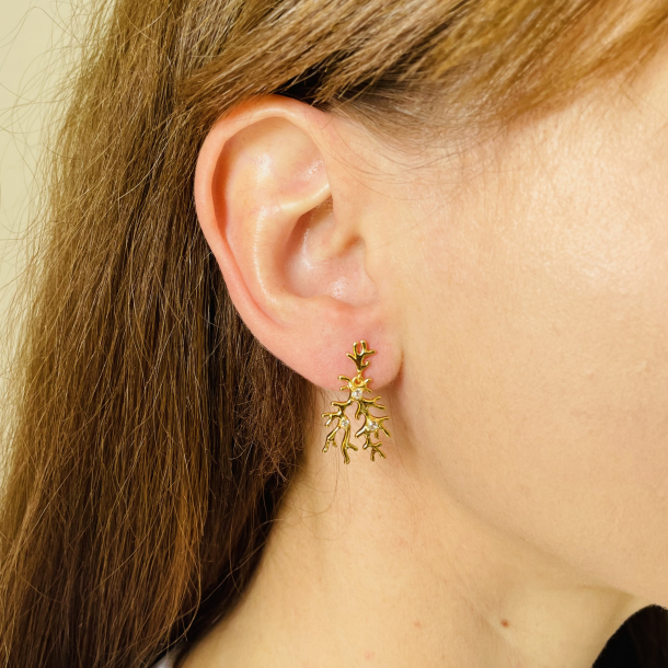 Korall rhngen - Guldplterad