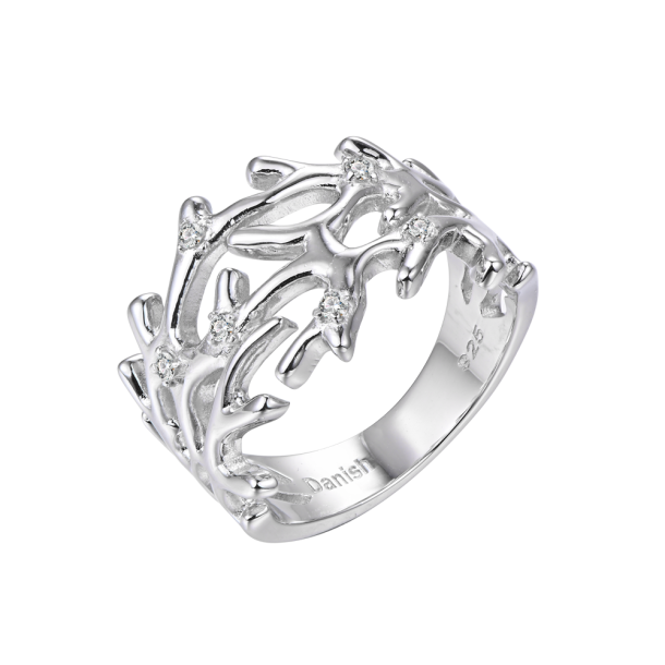 Coral Ring - Silver