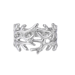 Korall Ring - Silver