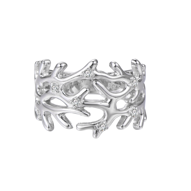 Korall Ring - Silver
