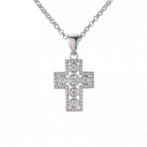 Cross Necklace Silvercolor
