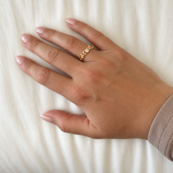 Topaz Ring - Gold Plated