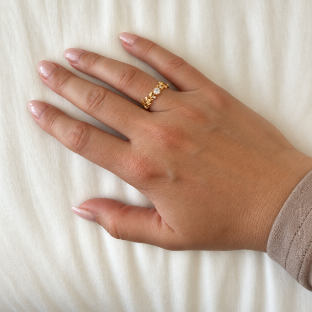 Topaz Ring - Gold Plated