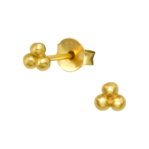 Kugle reringe guldbelagt