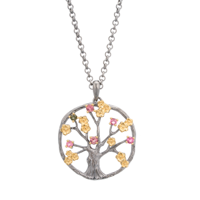 Livets Tr Halskde Stor - Tourmalin