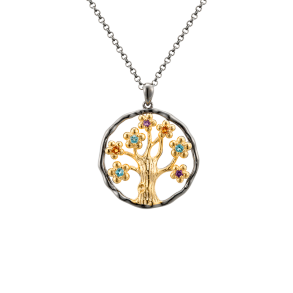 Tree of Life Necklace Large - Silver