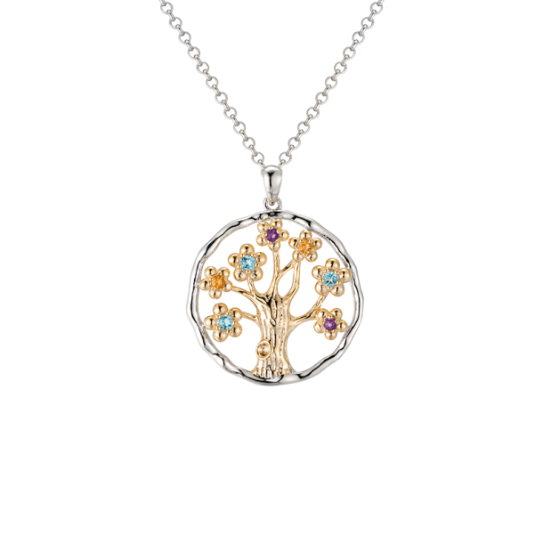 Tree of Life Necklace Large - Silver