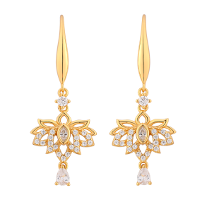 Lotus Krystal reringe Guldbelagt