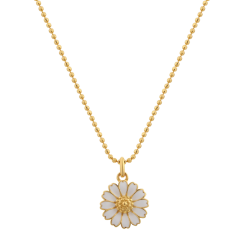 Marguerit Halskde Guldbelagt