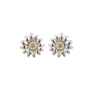 Daisy Earrings - Silver