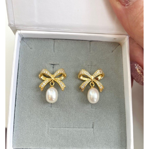 Sljfe reringe Med gte Perler