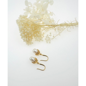 2 sortering - Koral reringe Med Ferskvandsperle 