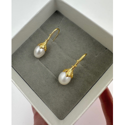 Perle reringe - Guldbelagt