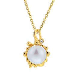 Perlehalskde - Guldbelagt