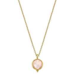 Perlemor Halskde Pink