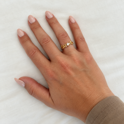 Topaz Ring - Gold Plated