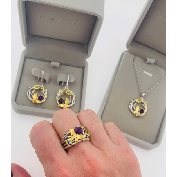 Sommerfugl Ring - Slv