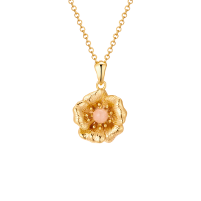 Rose Halskde Guldbelagt - Vildrosen