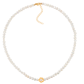 Buttercup Necklace With Freshwater Pearls