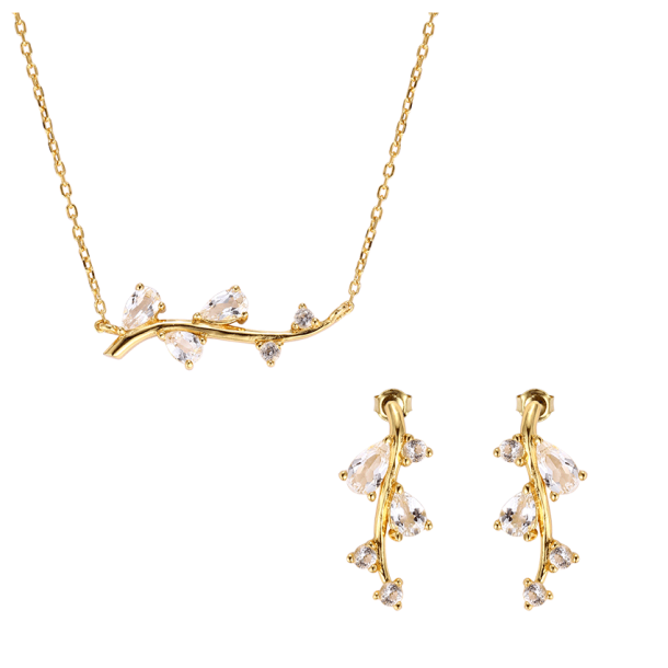 Topaz jewelry set