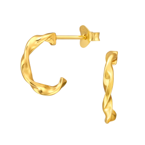 Snoet reringe halv hoops