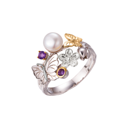 Sommerfugle Ring - Slv