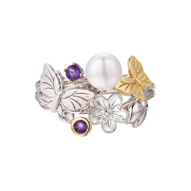 Sommerfugle Ring - Slv