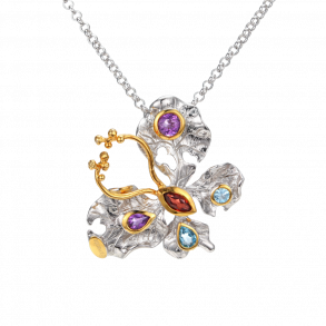 Lang Halskde Med Sommerfugl LYS