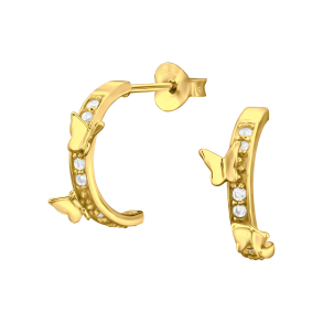 Sommerfugle reringe halv hoops 