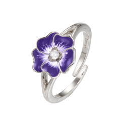 Pens ring - Lila &amp; Slv