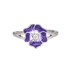 Pens ring - Lila &amp; Slv