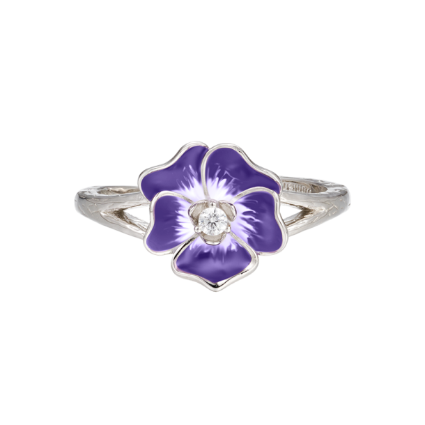 Pens ring - Lila &amp; Slv