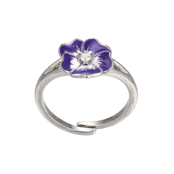 Pens ring - Lila &amp; Slv