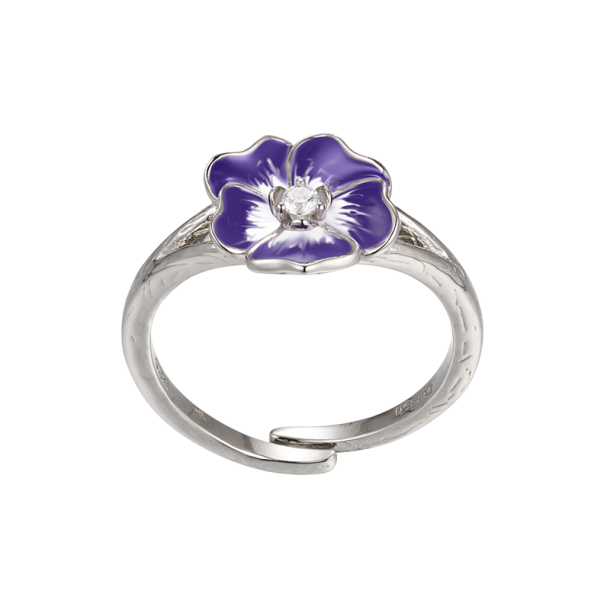 Pens ring - Lila &amp; Slv