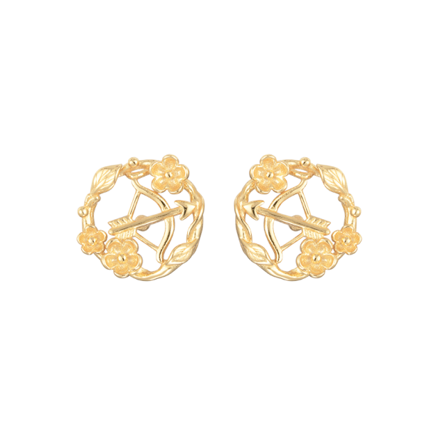 Skytte Stjernetegn �reringe - Guldbelagt