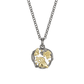 Vdder Stjernetegn Halskde Lille - Mrk