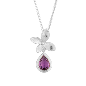 Syren Halskde Slv Ametyst 