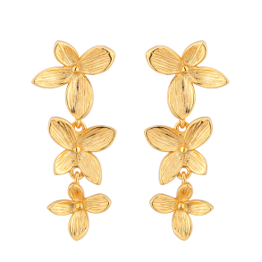 Syren reringe Lange Guldbelagt