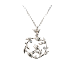 Tulip Necklace - Silver