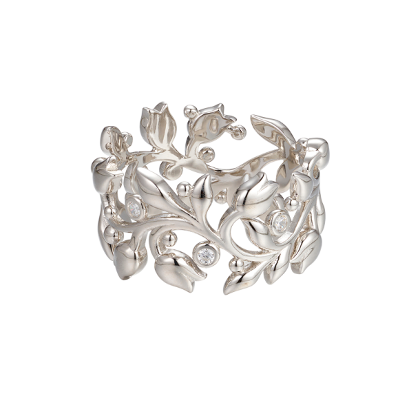 Tulipan Ring Slv