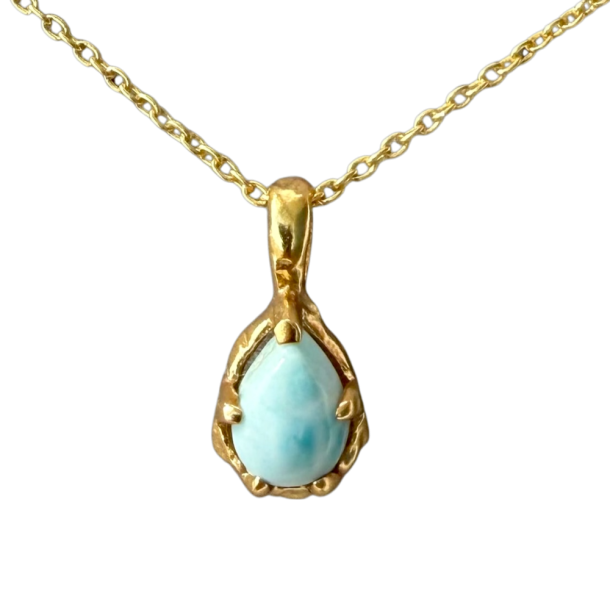 Turkis Halskde - Larimar