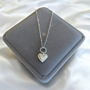 Hjerte halskde - Slv 