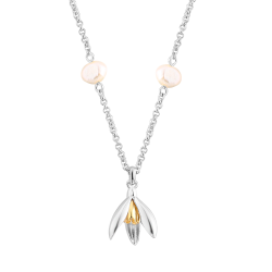 Vinterg�k Halsk�de Med Perler &amp; Sten