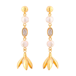 Vintergk reringe Lange - Guldbelagt